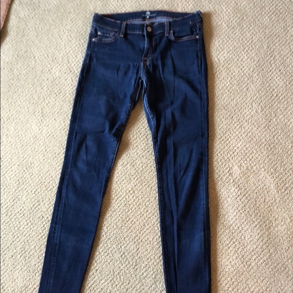 7 for all man kind skinny jeans - Picture 2 of 7